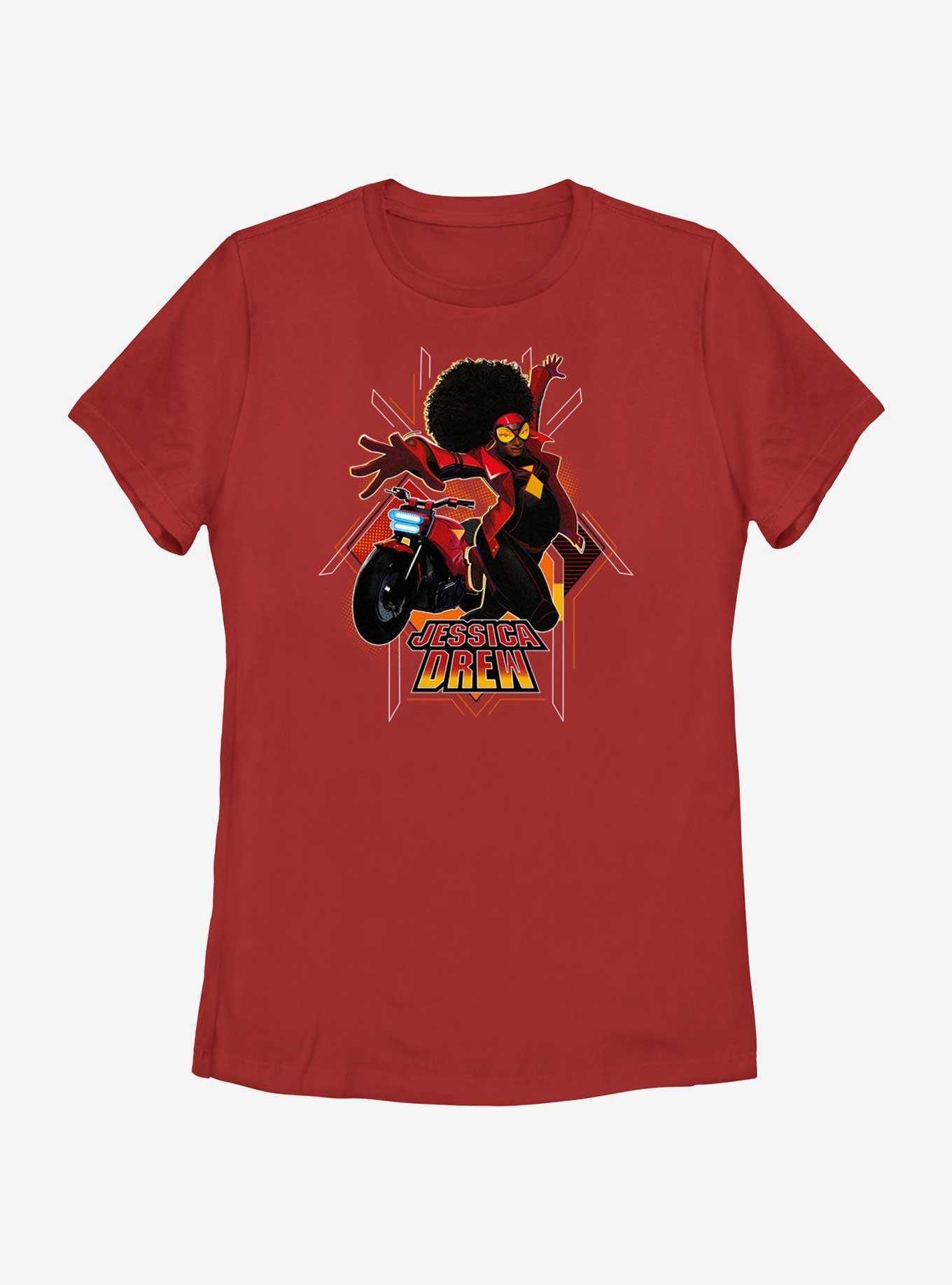 Marvel Spider-Man: Across The Spiderverse Jessica Drew Poster Womens T-Shirt, , hi-res