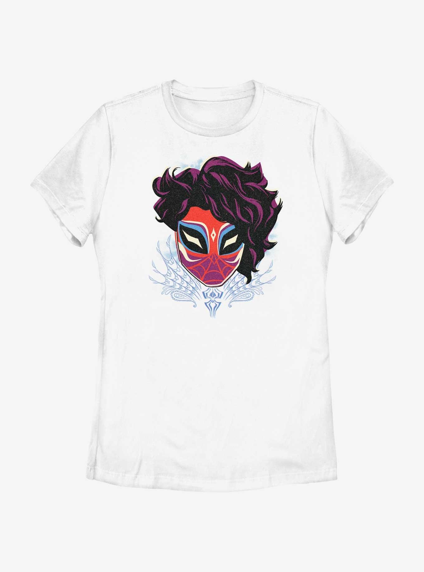 Marvel Spider-Man: Across The Spiderverse Pavitr Portrait Womens T-Shirt, WHITE, hi-res