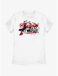Marvel Spider-Man: Across The Spiderverse Miles Name Tag Womens T-Shirt, WHITE, hi-res