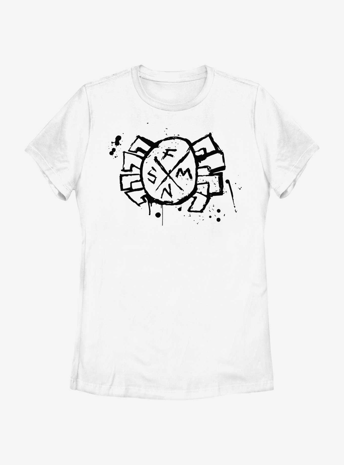 Marvel Spider-Man: Across The Spiderverse Spider-Punk Logo Womens T-Shirt, , hi-res