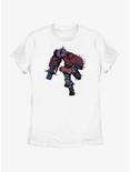 Marvel Spider-Man: Across The Spiderverse Cyborg Spider-Woman Pose Womens T-Shirt, WHITE, hi-res