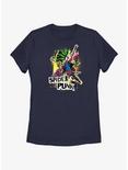 Marvel Spider-Man: Across The Spiderverse Spider-Punk Poster Womens T-Shirt, NAVY, hi-res