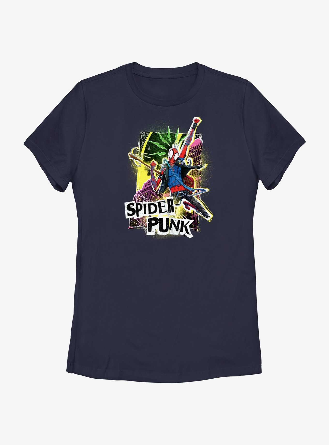 Marvel Spider-Man: Across The Spiderverse Spider-Punk Poster Womens T-Shirt, , hi-res
