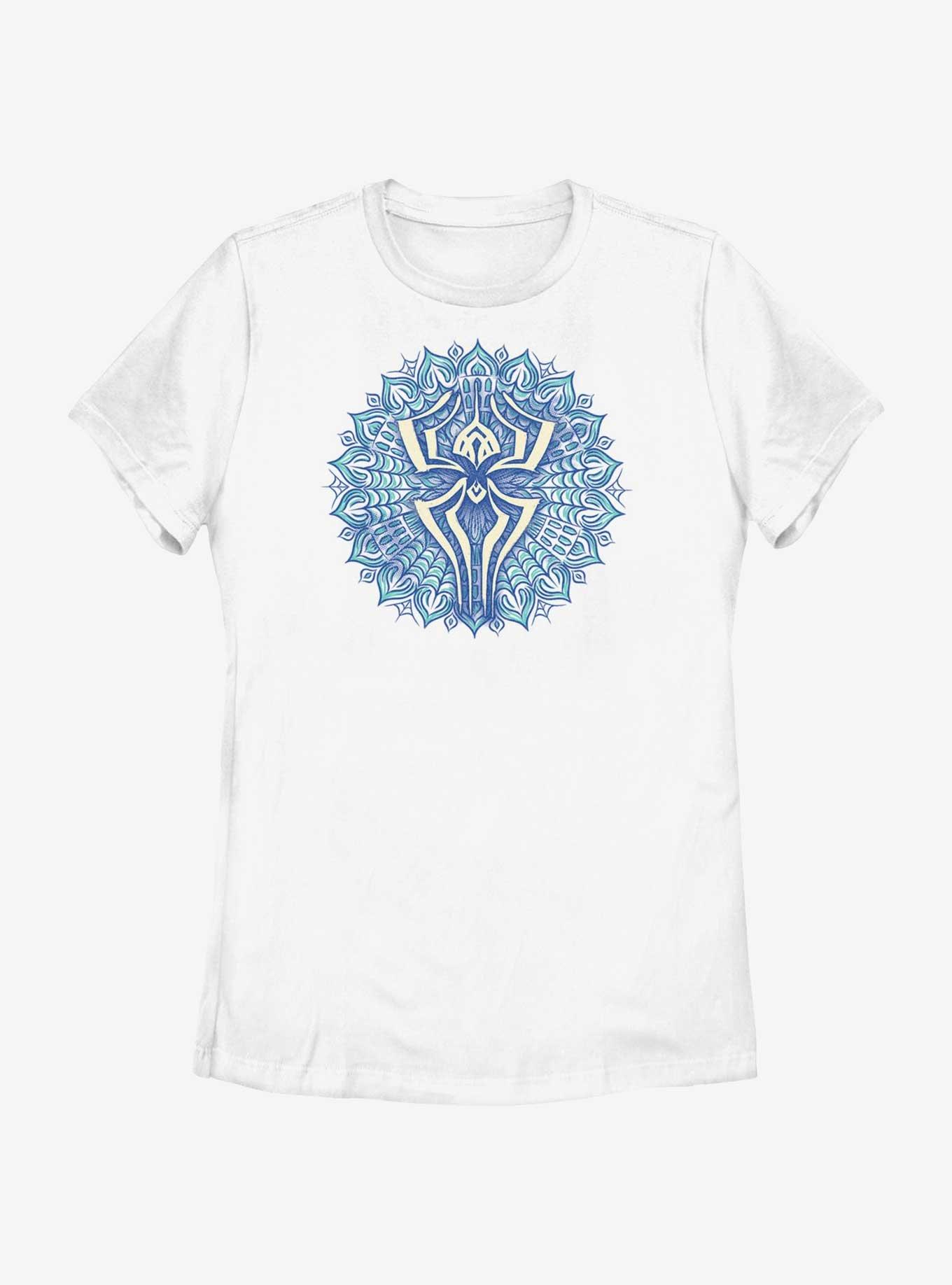 Marvel Spider-Man: Across The Spiderverse Pavitr Mandala Web Womens T-Shirt, WHITE, hi-res
