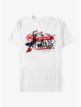 Marvel Spider-Man: Across The Spiderverse Miles Name Tag T-Shirt, WHITE, hi-res