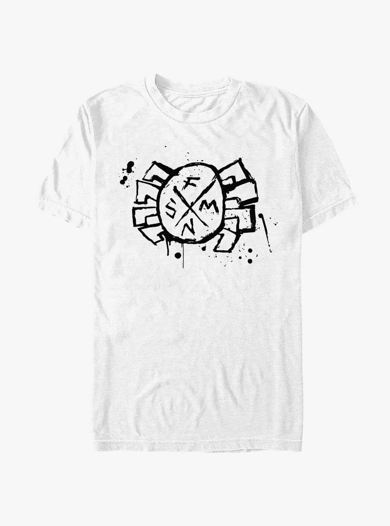 Marvel Spider-Man: Across The Spiderverse Spider-Punk Logo T-Shirt, WHITE, hi-res