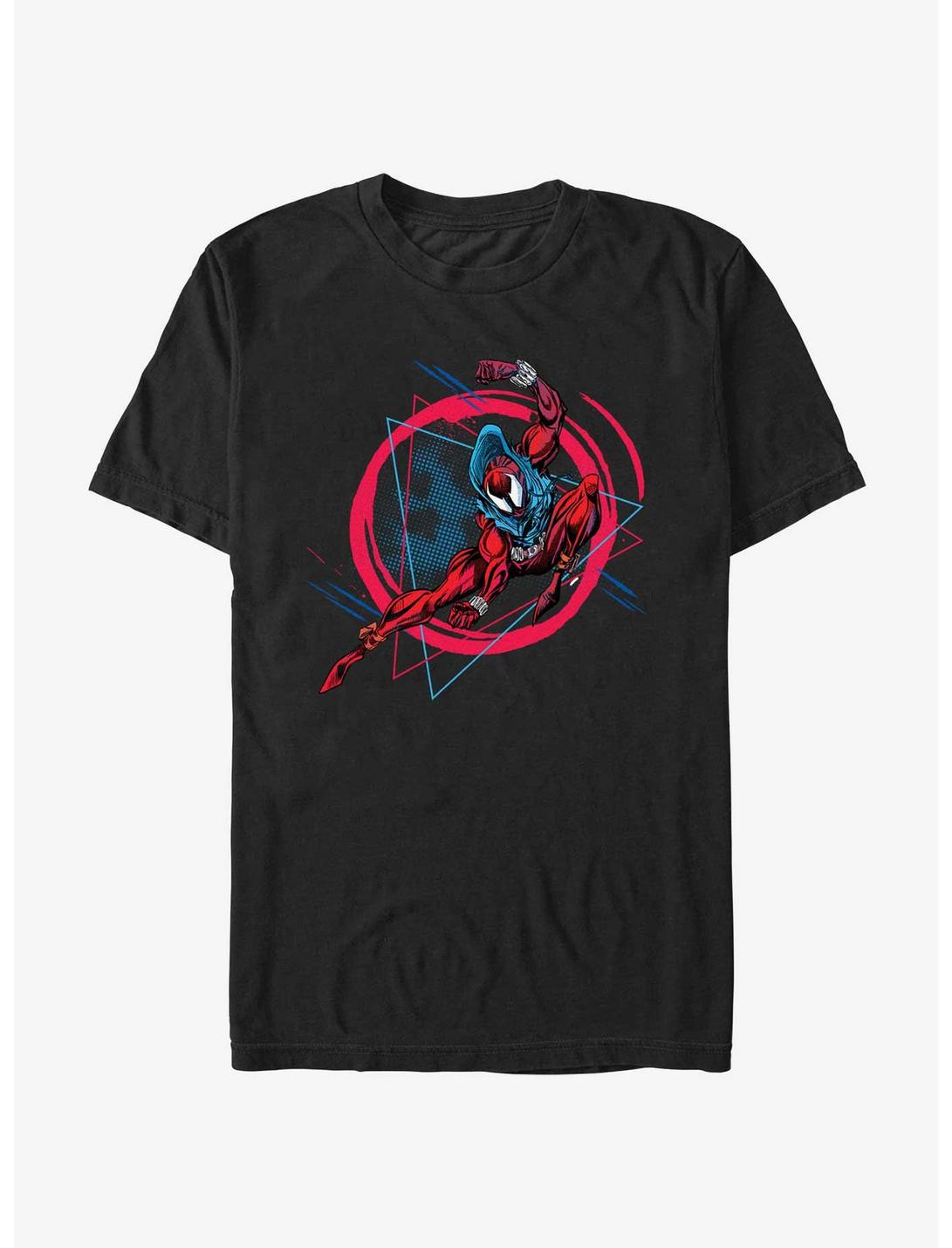 Marvel Spider-Man: Across The Spiderverse Scarlet Spider Badge T-Shirt, BLACK, hi-res