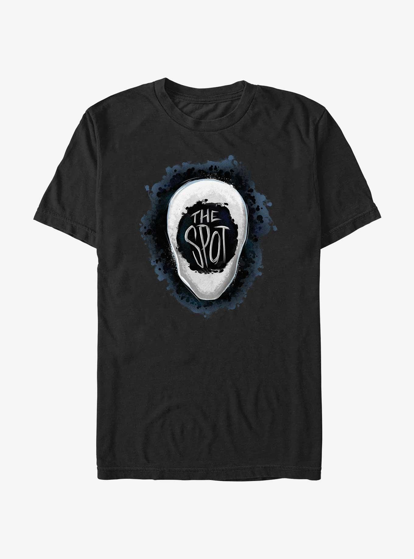 Marvel Spider-Man: Across The Spiderverse The Spot Face T-Shirt, BLACK, hi-res