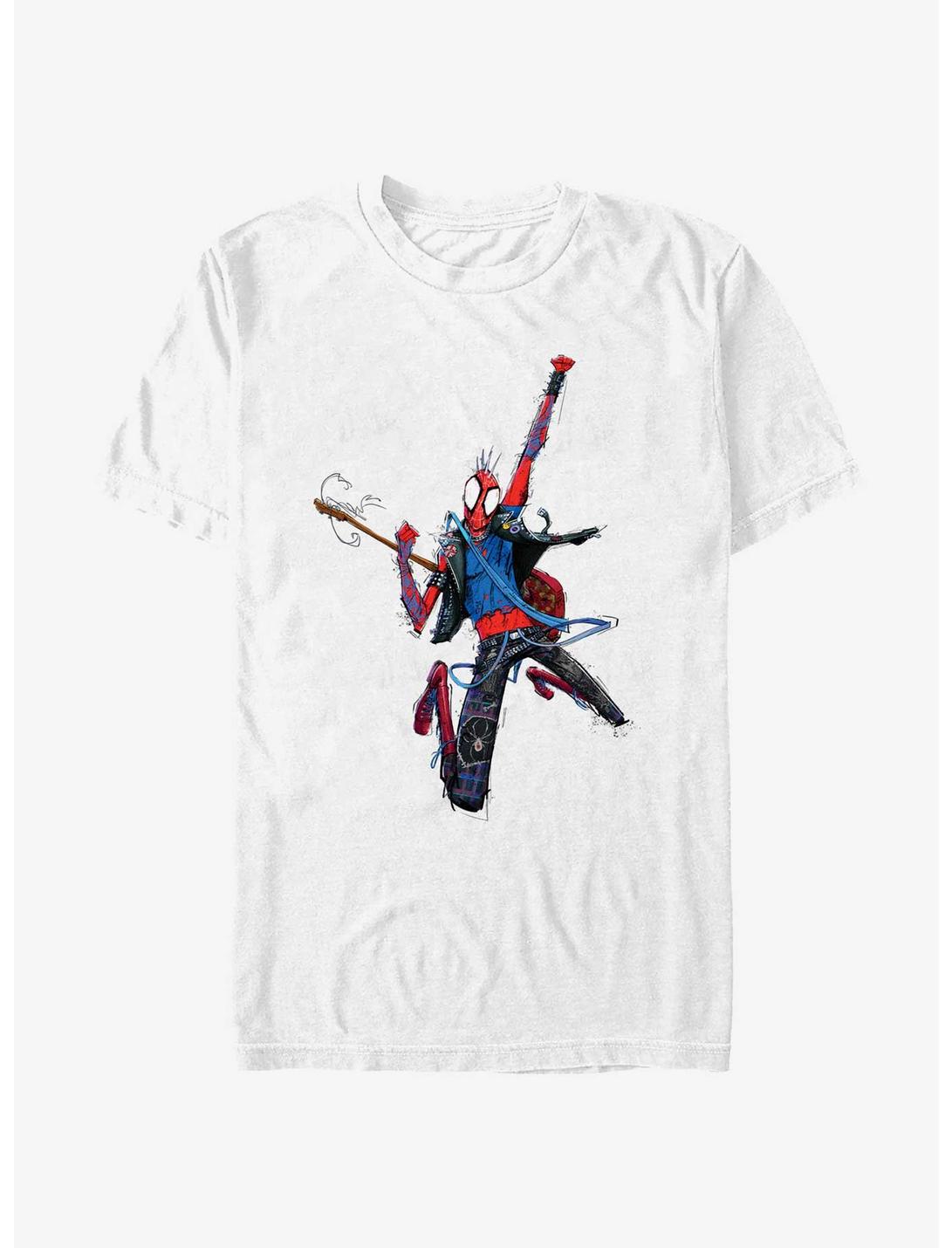 Marvel Spider-Man: Across The Spiderverse Spider-Punk T-Shirt, WHITE, hi-res