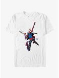 Marvel Spider-Man: Across The Spiderverse Spider-Punk T-Shirt, WHITE, hi-res