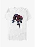 Marvel Spider-Man: Across The Spiderverse Cyborg Spider-Woman Pose T-Shirt, WHITE, hi-res