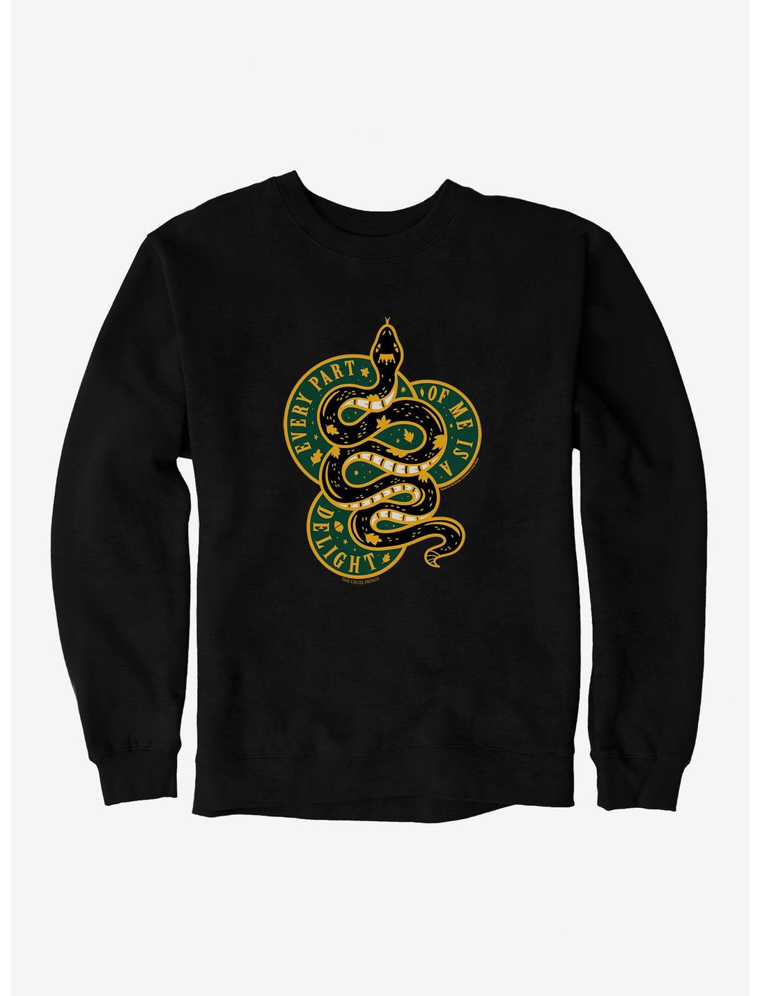 The Cruel Prince Sinister Enchantment Collection: Snake Delight Sweatshirt , BLACK, hi-res