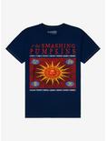 The Smashing Pumpkins Sun & Symbols Boyfriend Fit Girls T-Shirt, BLUE, hi-res