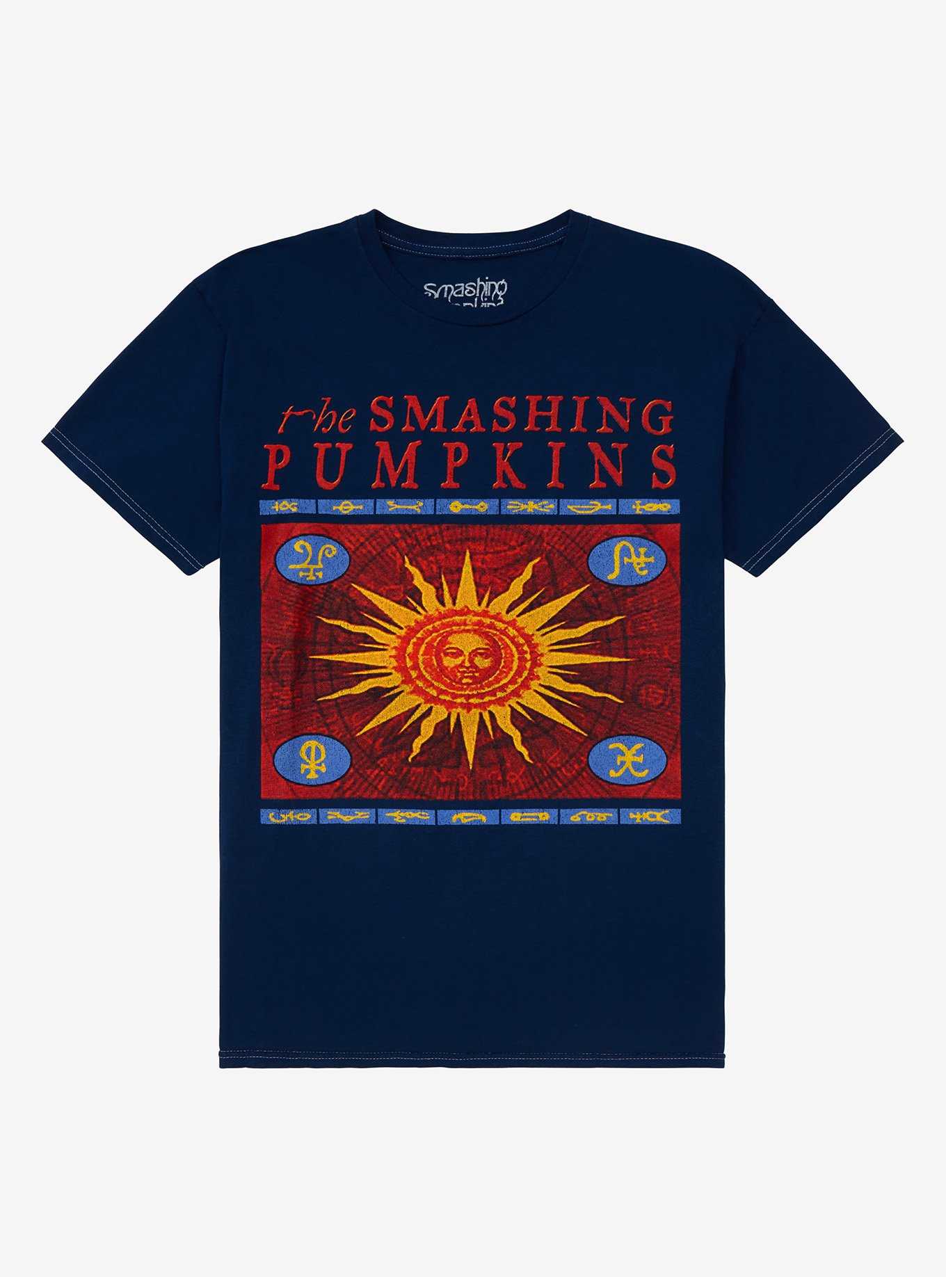 The Smashing Pumpkins Sun & Symbols Boyfriend Fit Girls T-Shirt, , hi-res