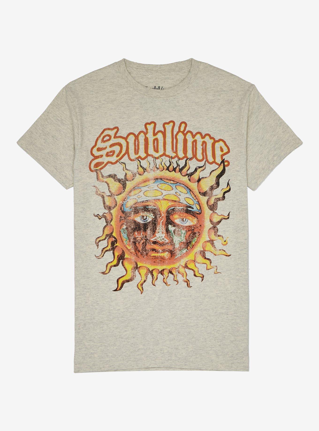 Women's Sublime - Sublime Sun - Crop Band T-Shirt - Black | Extra Large | Other UK