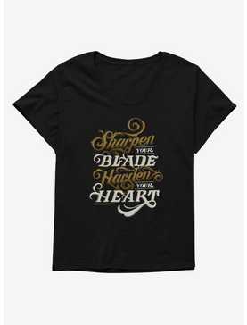 The Cruel Prince Sinister Enchantment Collection: Sharpen Your Blade Womens T-Shirt Plus Size , , hi-res