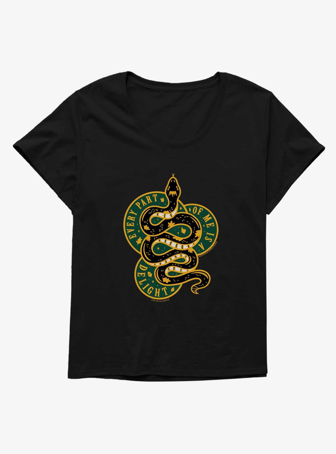 The Cruel Prince Sinister Enchantment Collection: Snake Delight Womens T-Shirt Plus Size , , hi-res