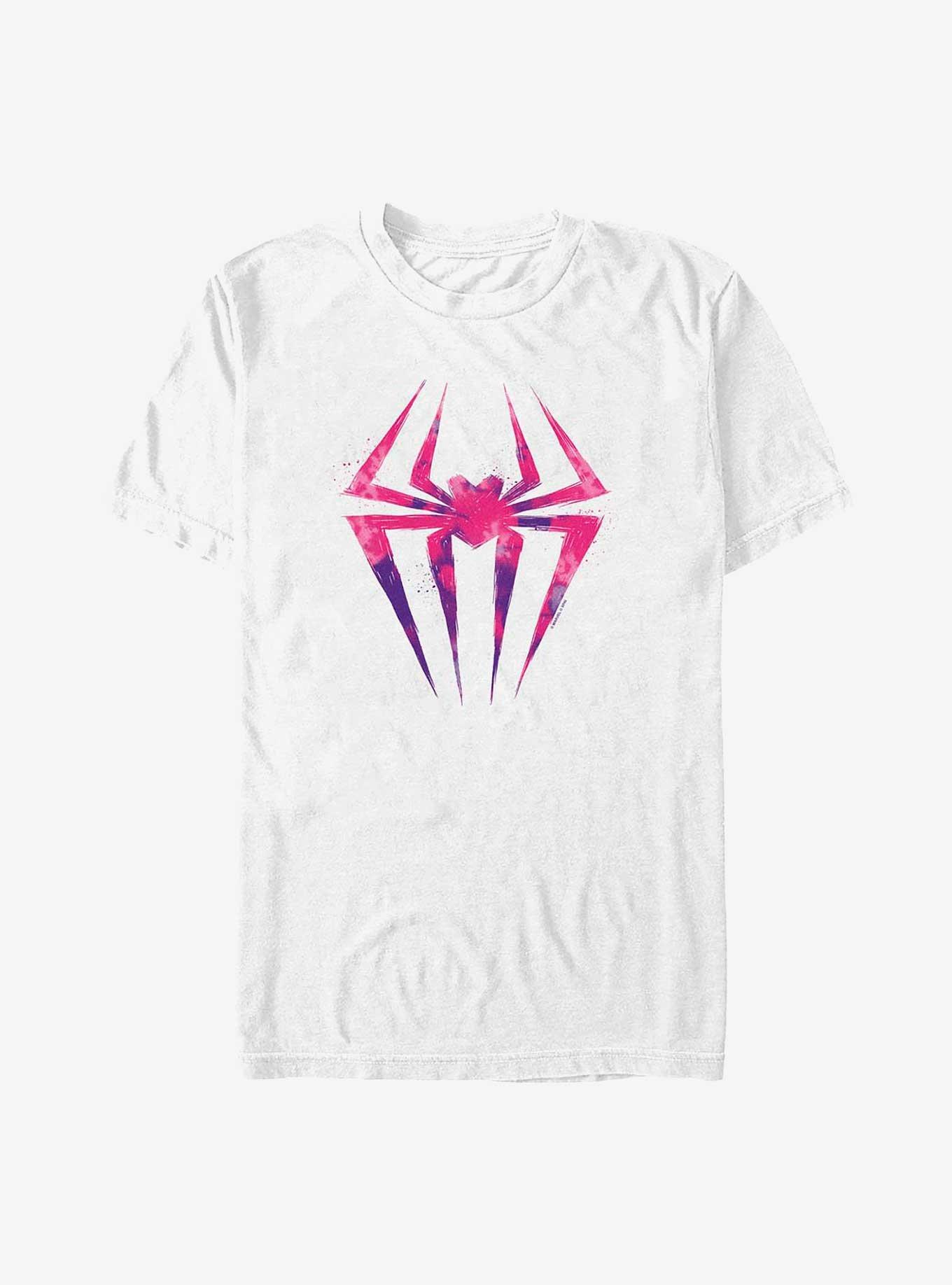 Marvel Spider-Man: Across the Spider-Verse Spider-Gwen Overlay Logo Extra Soft T-Shirt, WHITE, hi-res