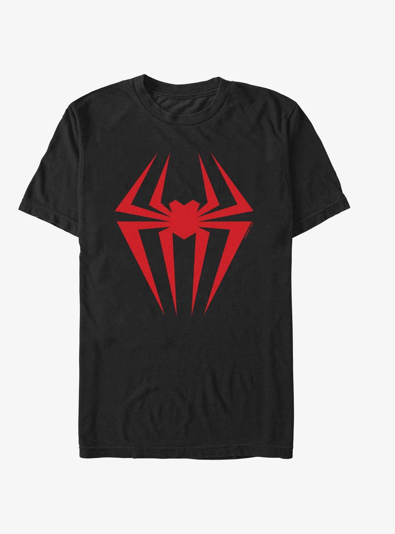 Marvel Spider-Man: Across the Spider-Verse Spider-Gwen Logo Extra Soft T-Shirt, BLACK, hi-res