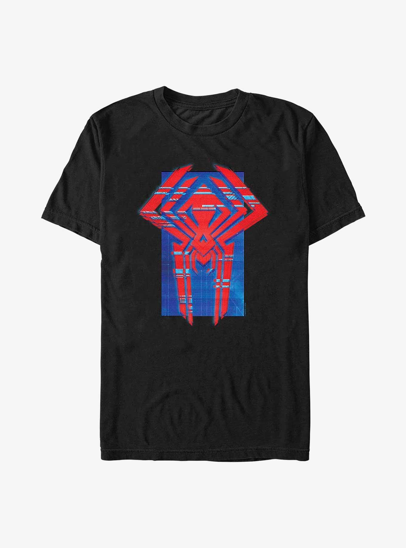Marvel Spider-Man: Across the Spider-Verse Glitchy Miguel O'Hara Logo Extra Soft T-Shirt, , hi-res