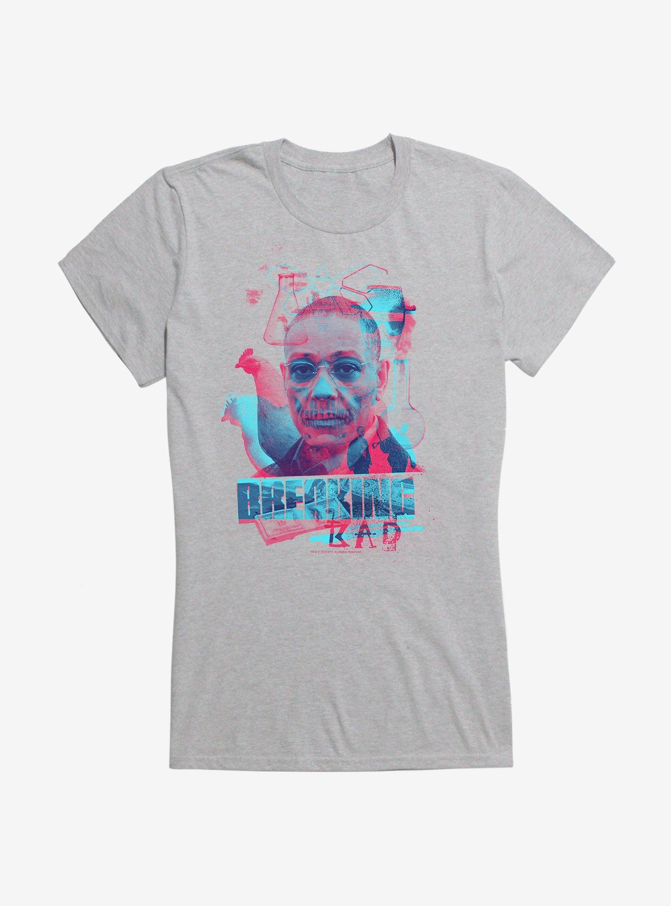 Breaking Bad Double Exposure Collage Girls T-Shirt, SPORT GRAY, hi-res