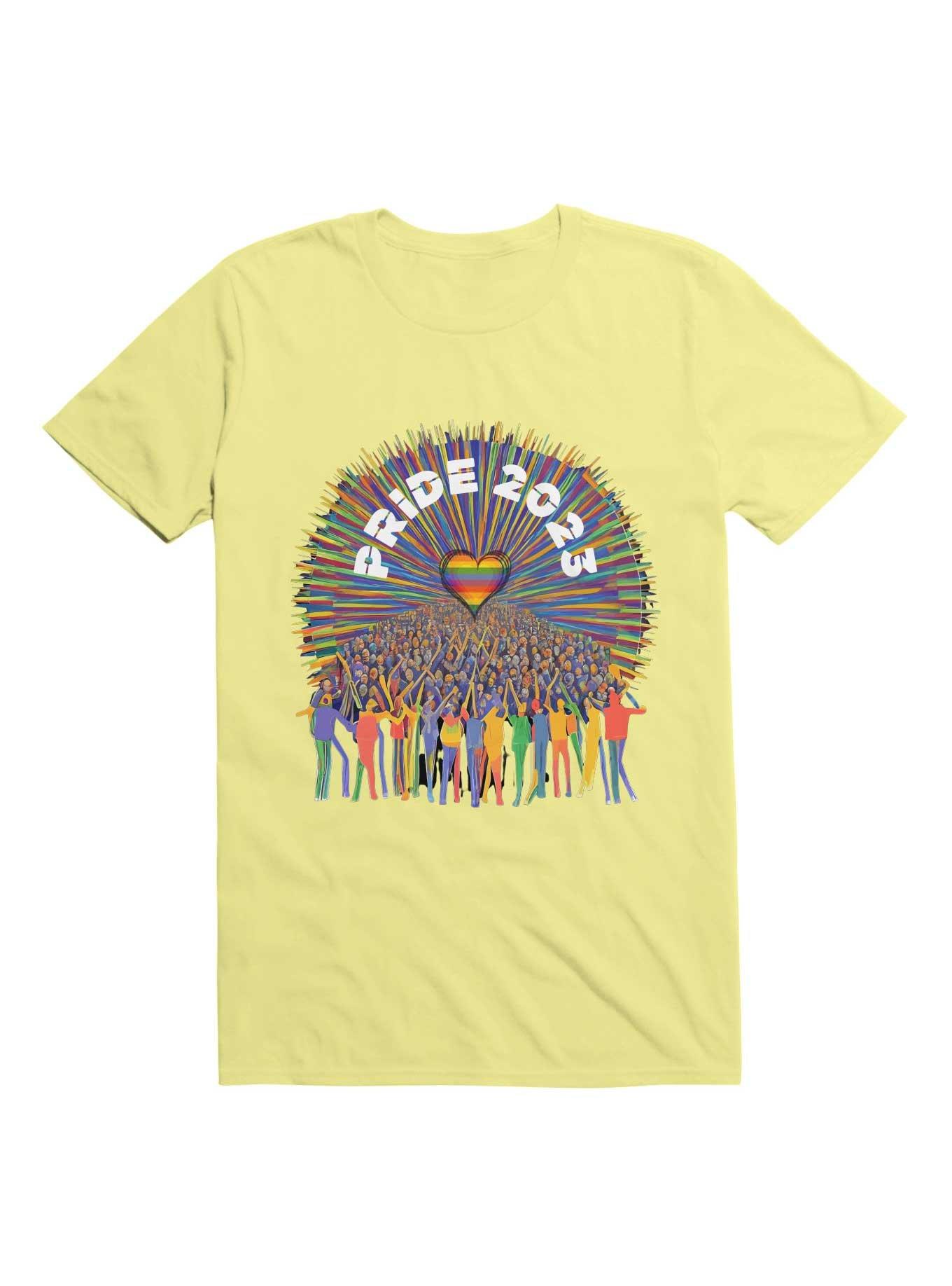 Celebrate Love With Rainbow Heart Pride 2023 Design T-Shirt, , hi-res