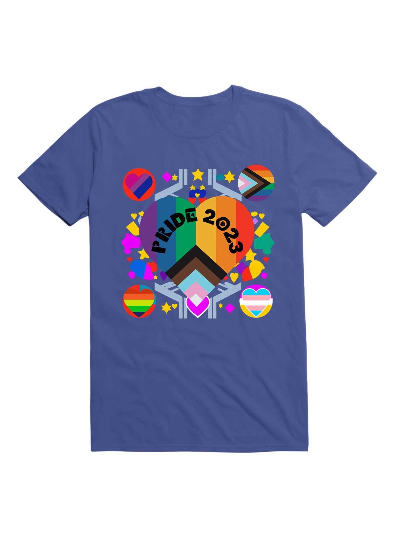 Colorful Pride 2023 Design: Celebrating Diversity with LGBT Flags T-Shirt