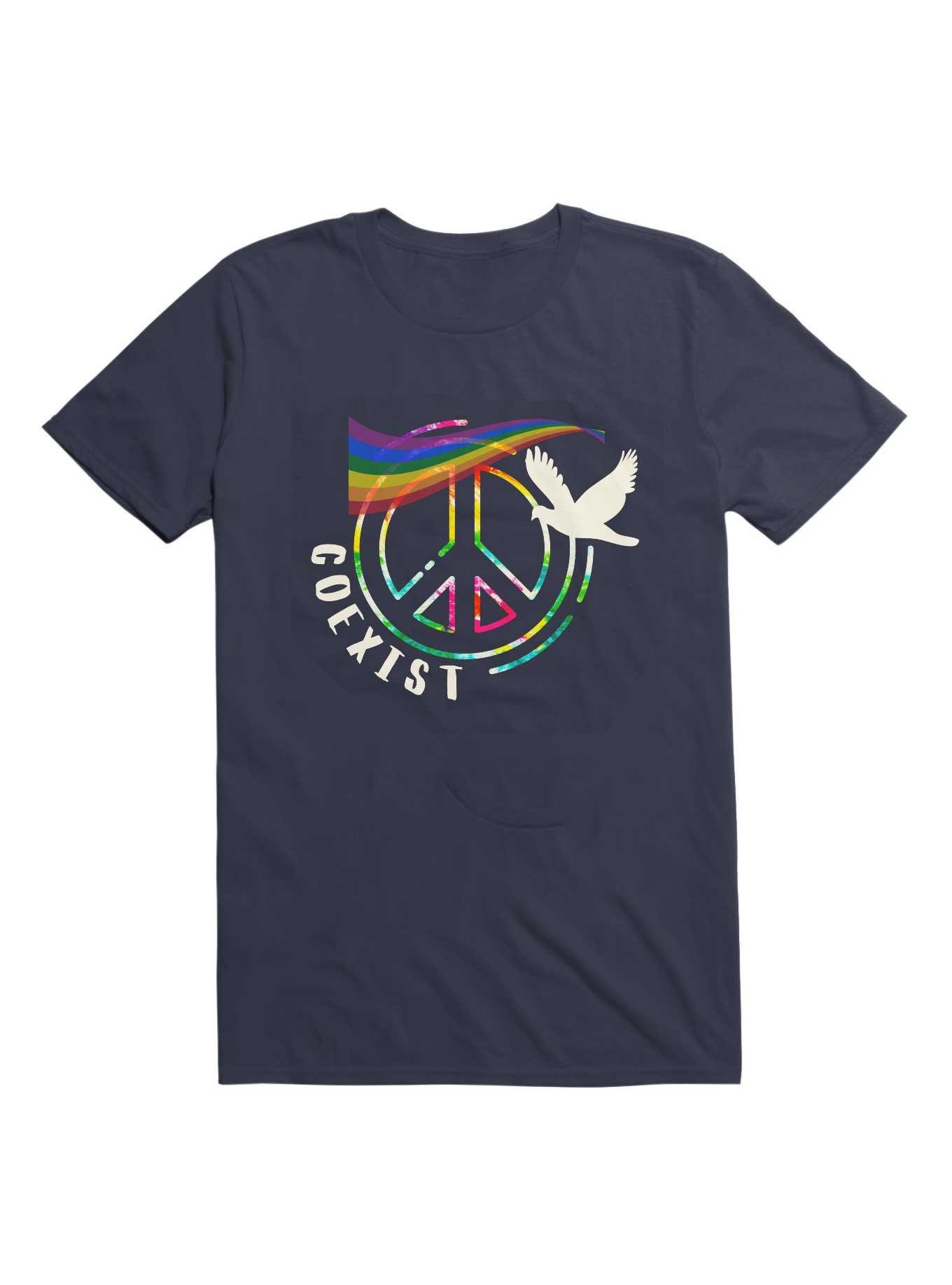 Coexist LGBT Pride T-Shirt, , hi-res