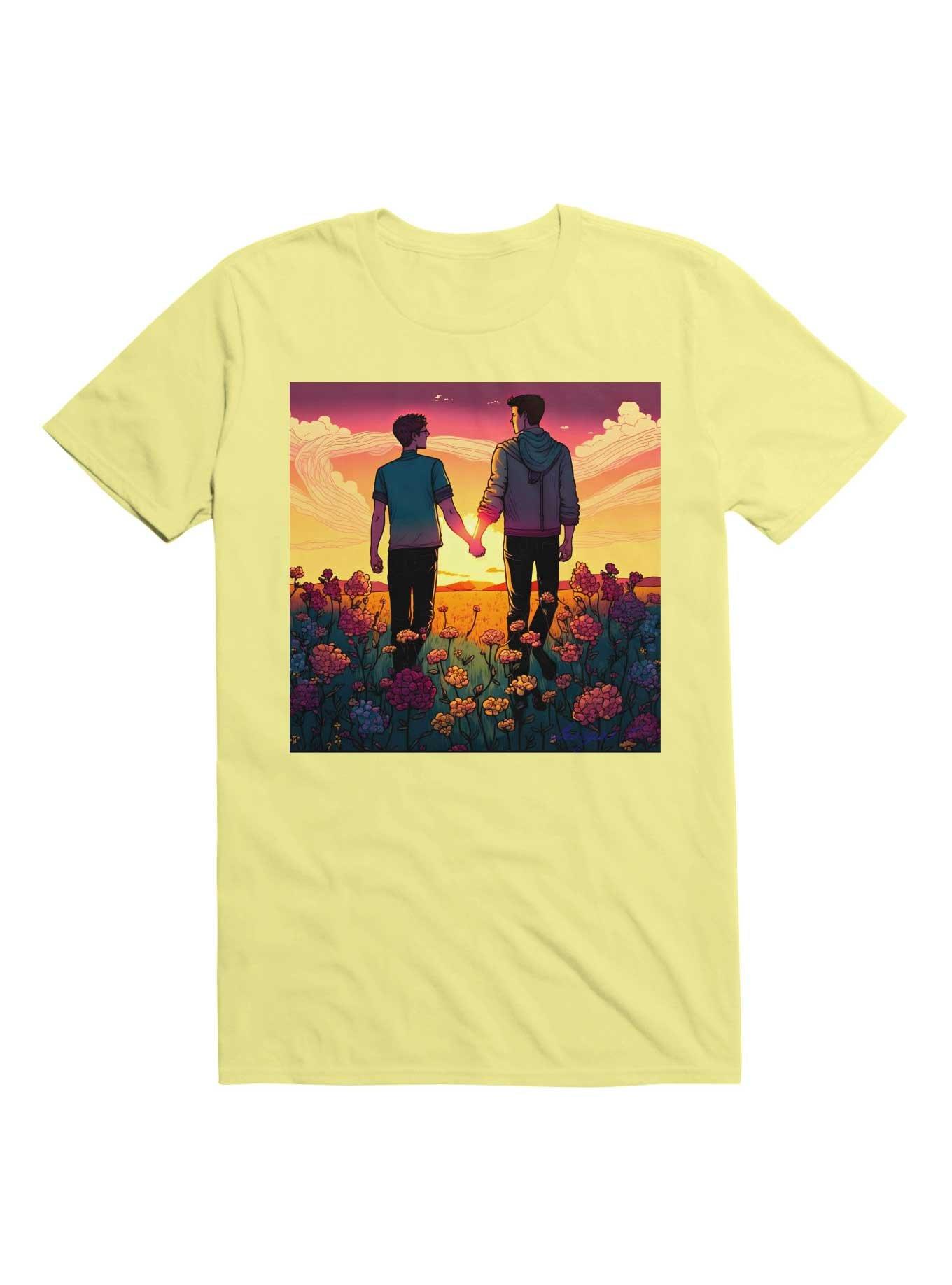 Gay Couple In Love T-Shirt, , hi-res