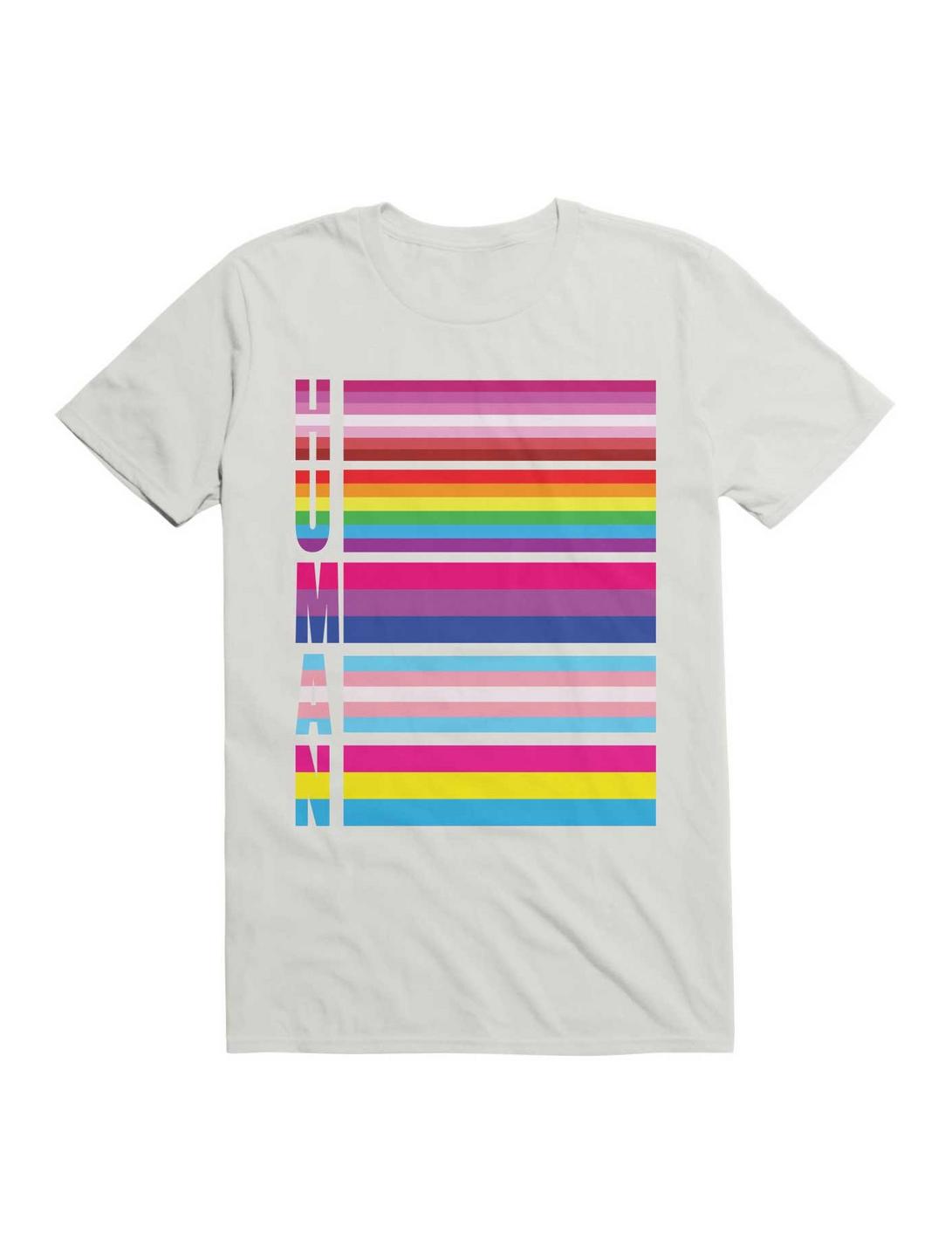 Human LGBT Flags T-Shirt, , hi-res