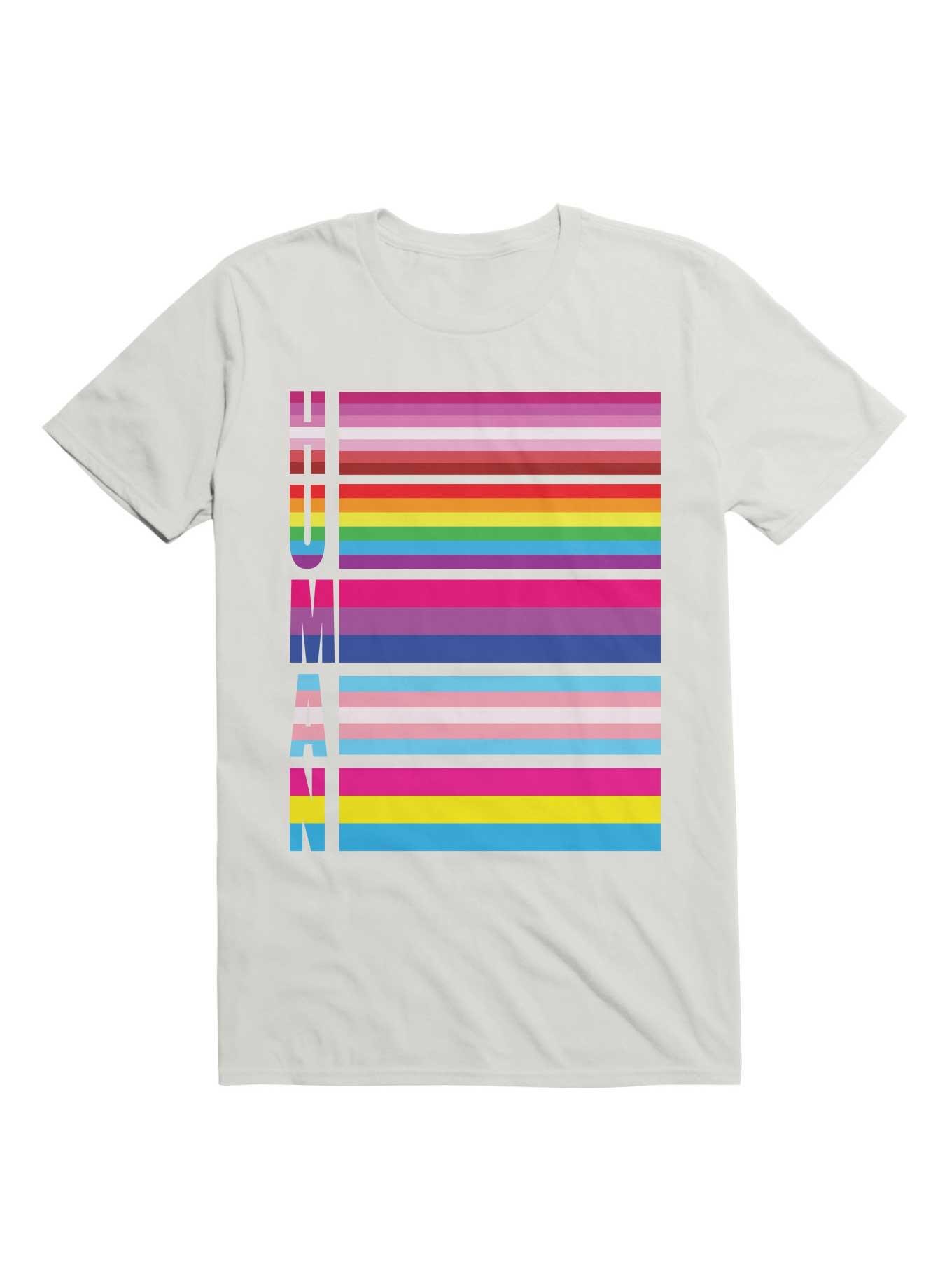 Human LGBT Flags T-Shirt, , hi-res