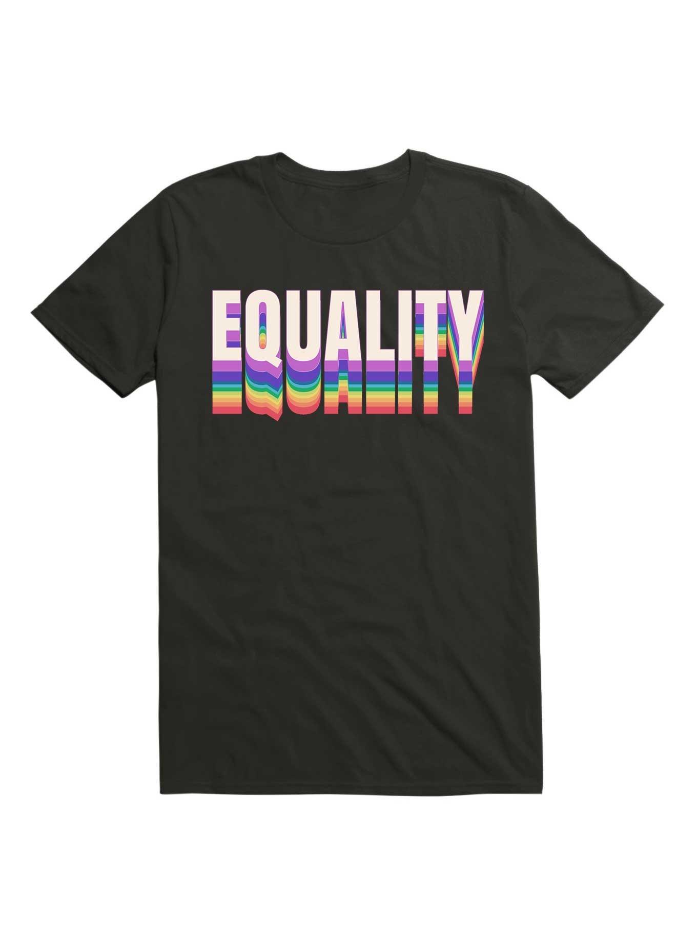 Equality LGBT T-Shirt, BLACK, hi-res