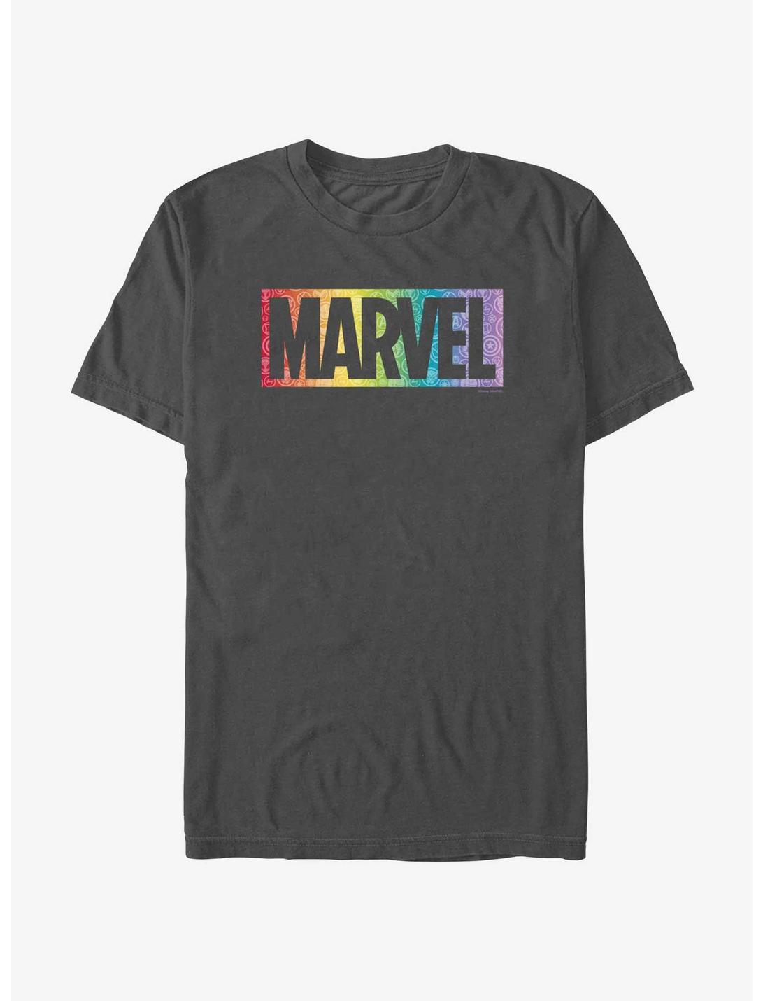 Marvel Avengers Emblem Fill Pride T-Shirt, CHARCOAL, hi-res