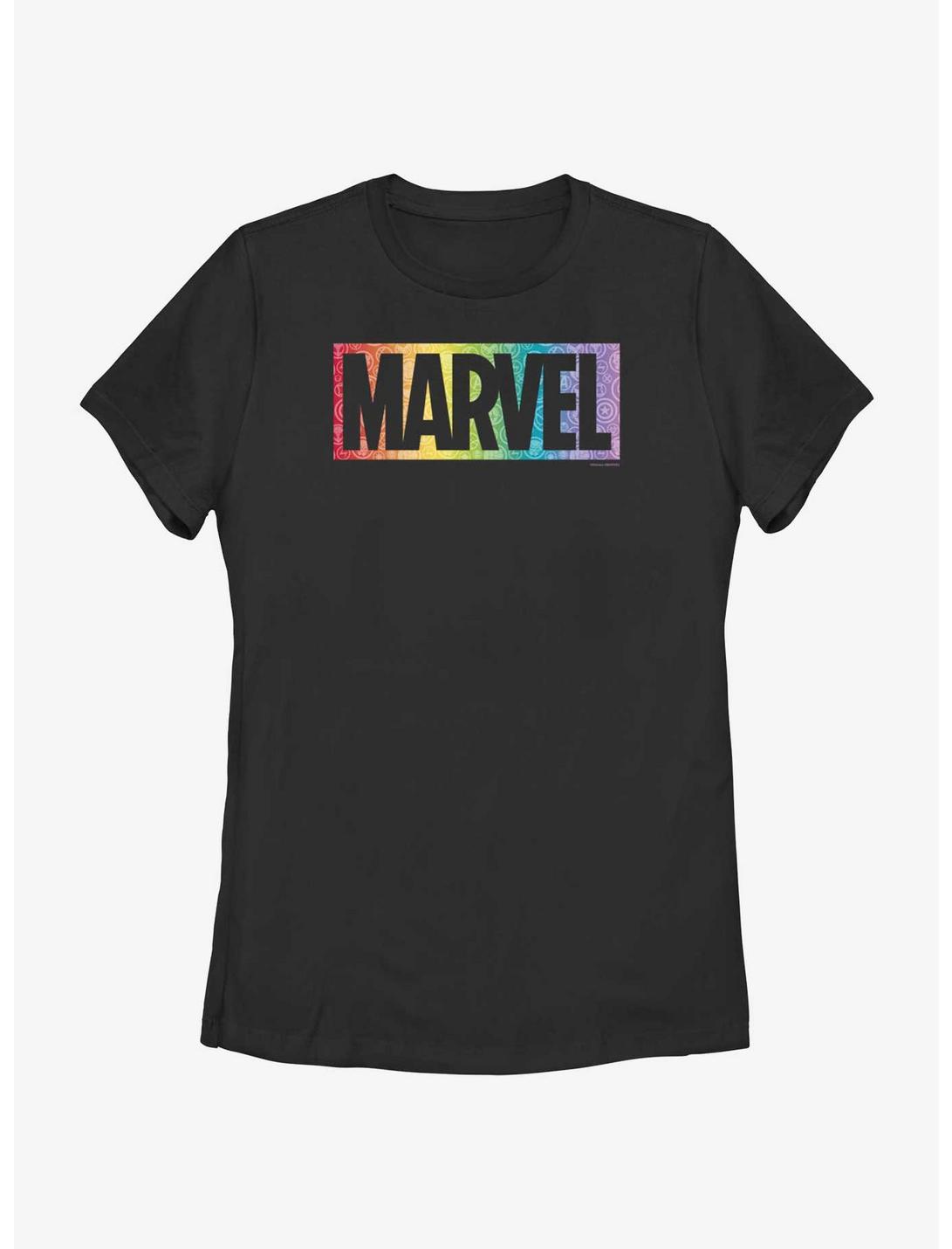 Marvel Avengers Emblem Fill Pride T-Shirt, BLACK, hi-res