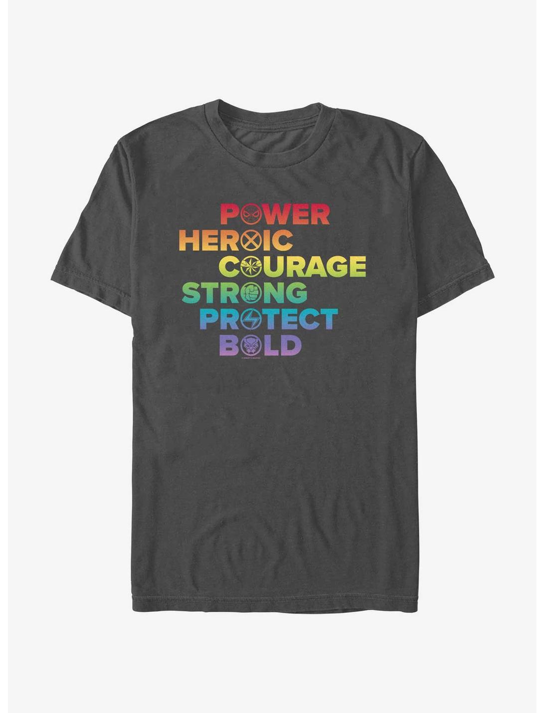 Marvel Avengers Power Bold Pride T-Shirt, CHARCOAL, hi-res