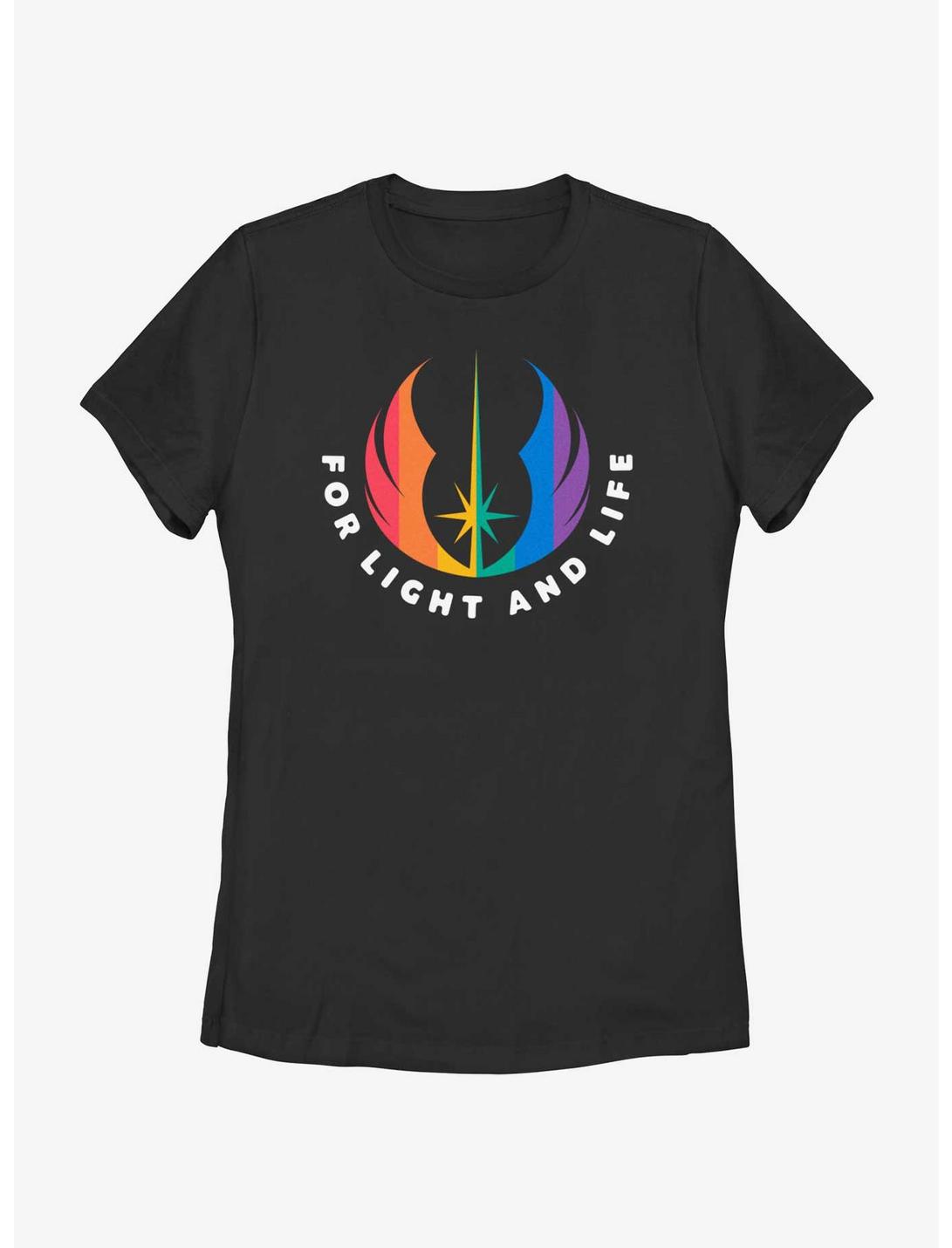 Star Wars For Light And Life Pride T-Shirt, BLACK, hi-res