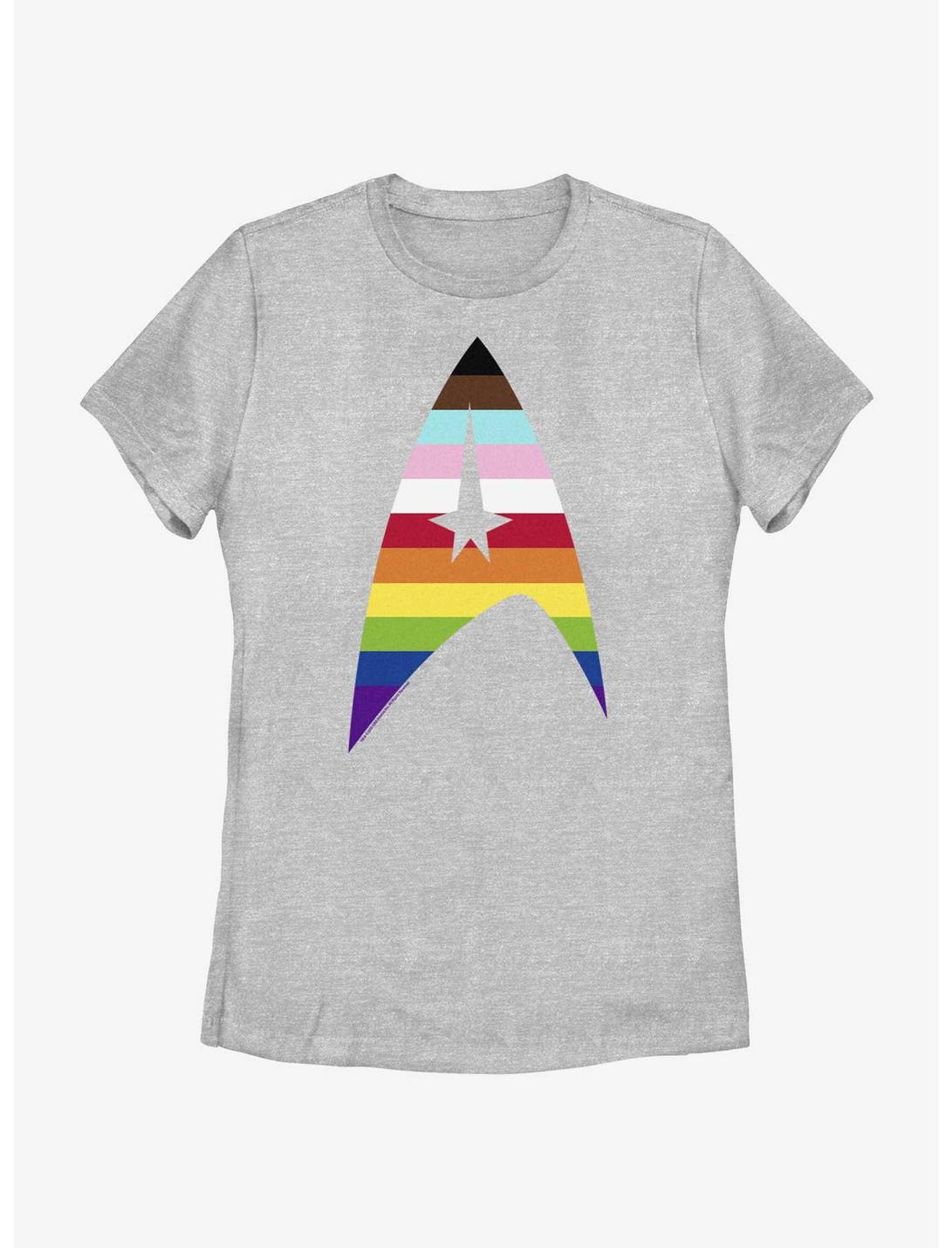 Star Trek Inclusive Flag Logo Pride T-Shirt, ATH HTR, hi-res