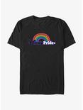 Disney Channel Disney Logo Pride With Rainbow T-Shirt, BLACK, hi-res