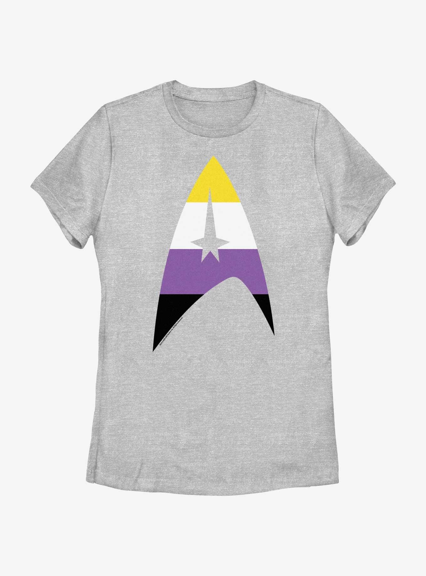 Star Trek Nonbinary Flag Logo Pride T-Shirt, , hi-res