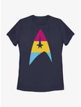 Star Trek Pansexual Flag Logo Pride T-Shirt, NAVY, hi-res