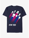Star Trek Bisexual Flag Streaks Pride T-Shirt, NAVY, hi-res