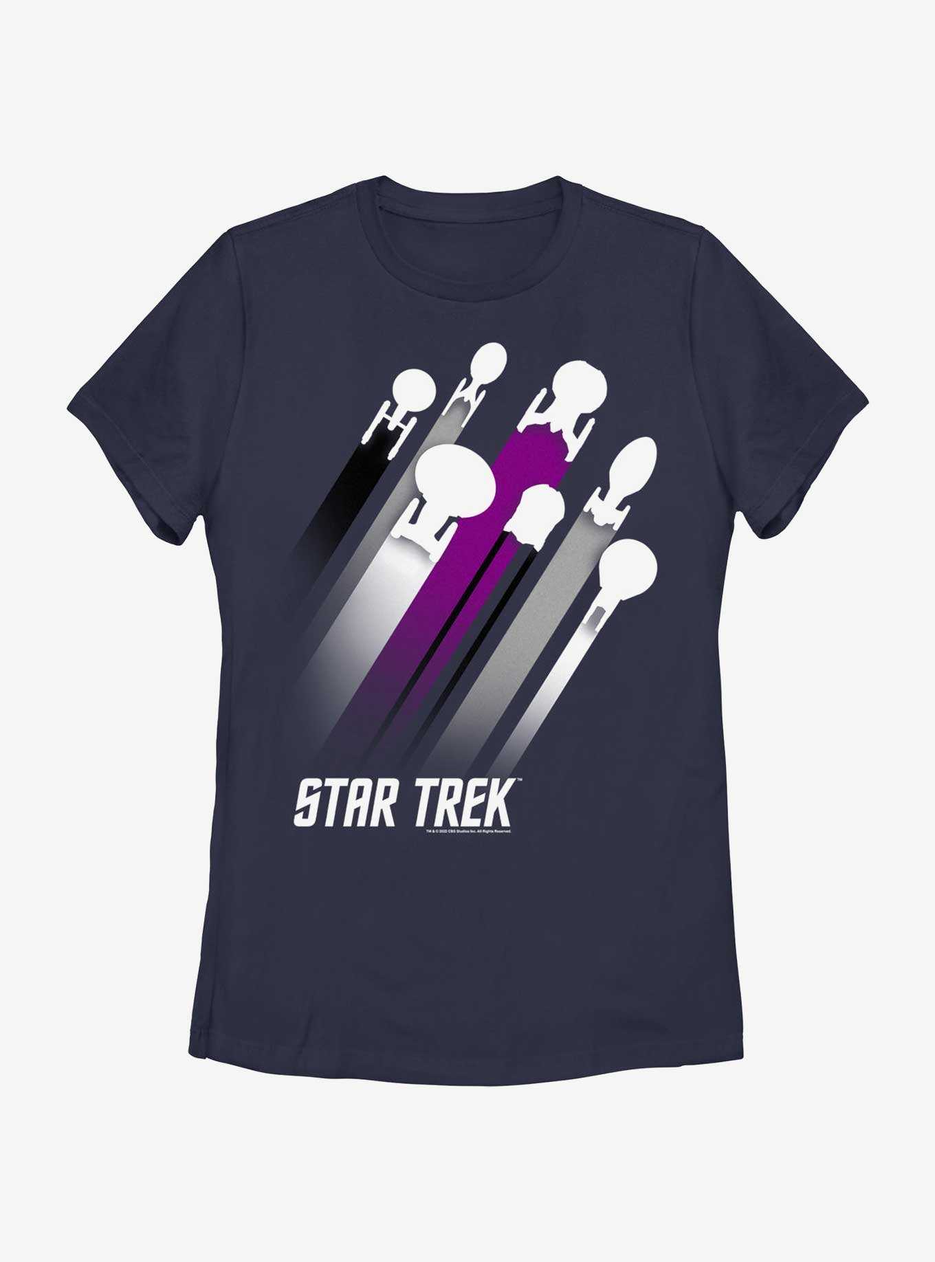 Star Trek Asexual Flag Streaks Pride T-Shirt, , hi-res