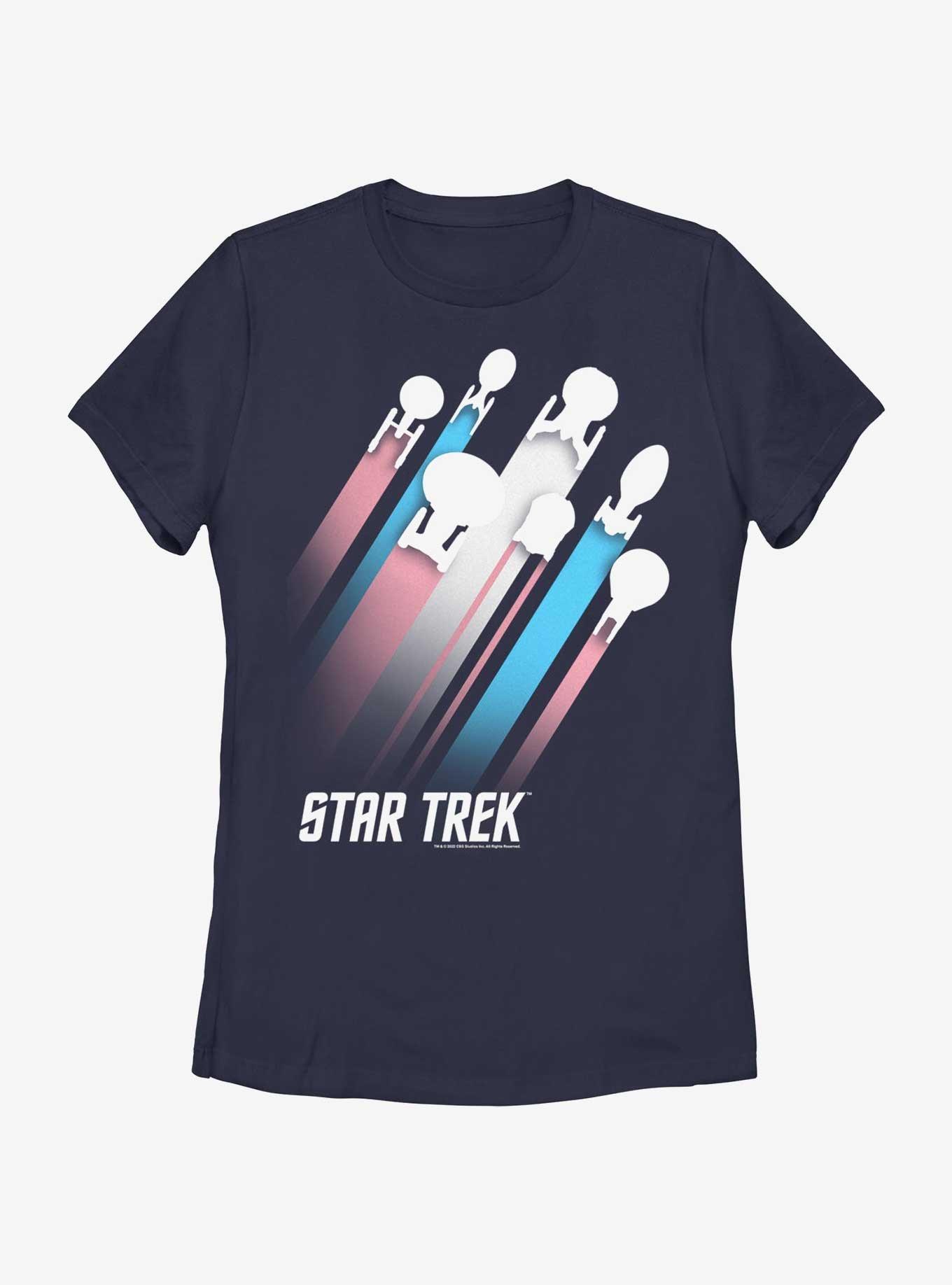 Star Trek Transgender Flag Streaks Pride T-Shirt, NAVY, hi-res