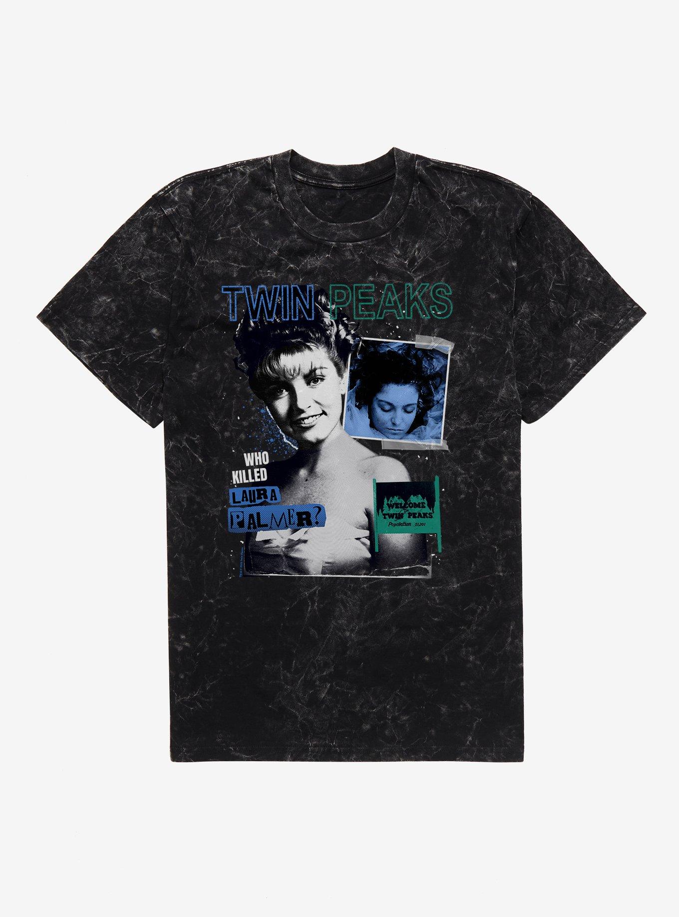 Twin Peaks Who Killed Laura Palmer? Mineral Wash T-Shirt, , hi-res