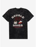 Twin Peaks Double R Diner Mineral Wash T-Shirt, BLACK MINERAL WASH, hi-res