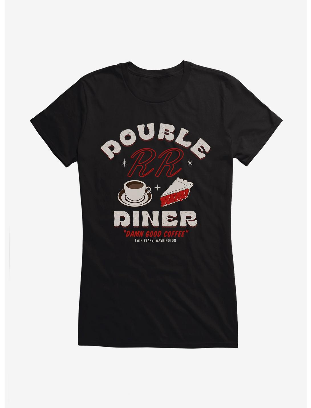 Twin Peaks Double R Diner Girls T-Shirt, BLACK, hi-res
