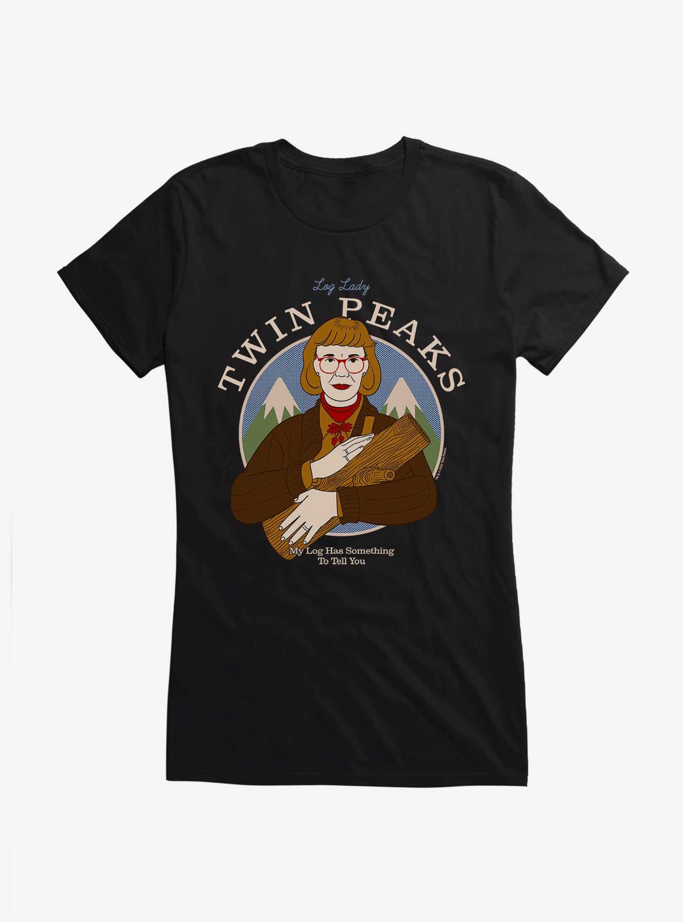 Twin Peaks Log Lady Girls T-Shirt, , hi-res