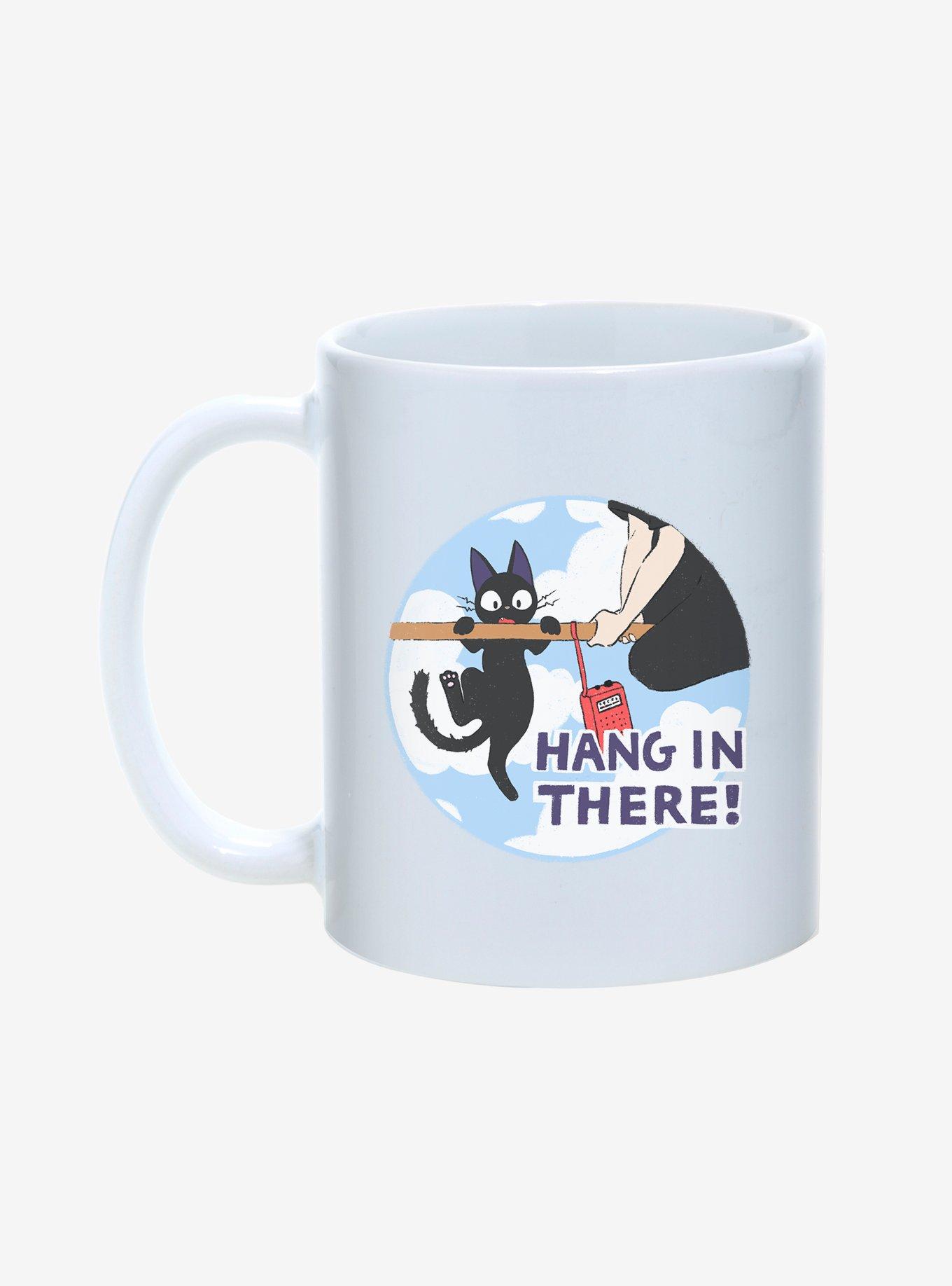Studio Ghibli Kiki's Delivery Service Jiji Hang In There Mug 11oz