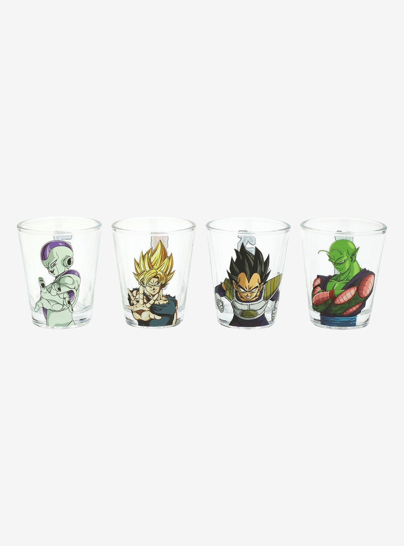 Dragon Ball Z Heroes and Villains Character Mini Glass Set, , hi-res