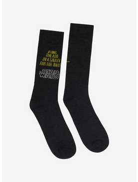 Star Wars Opening Credits Glow-in-the-Dark Crew Socks, , hi-res